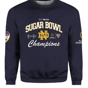 Fighting Irish Champions Sugar And Orange Bowl 2025 Sweatshirt 2