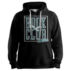 A J Brown Book Club Philadelphia Football Unisex Hoodie1