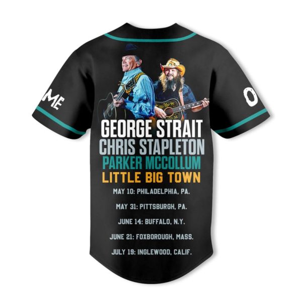 George Strait Chris Stapleton Parker Mccollum Little Big Town Baseball Jersey