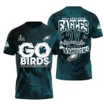 Go Birds 2X Super Bowl Champions 3D Shirt
