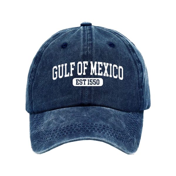 Gulf Of Mexico Printed Casual Baseball Cap