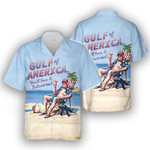 Donald Trump Chilly Gulf of America Ocean Hawaii Shirt