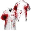 Halloween Blood Splatter Hawaiian Shirt