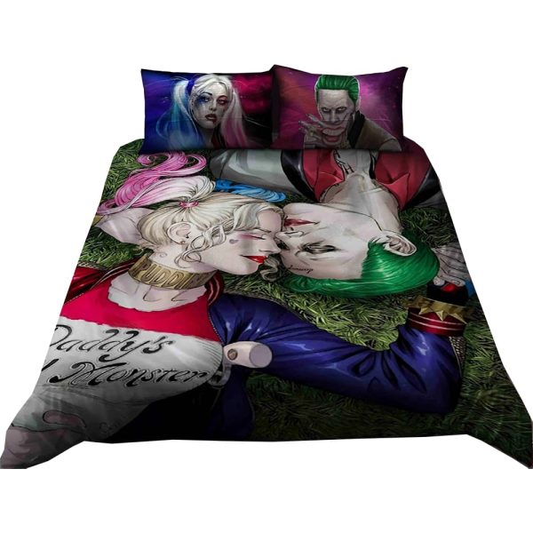 Harley Quinn And Joker Bedding Set