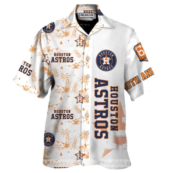 Astros 60th Year Unisex Hawaiian Shirt