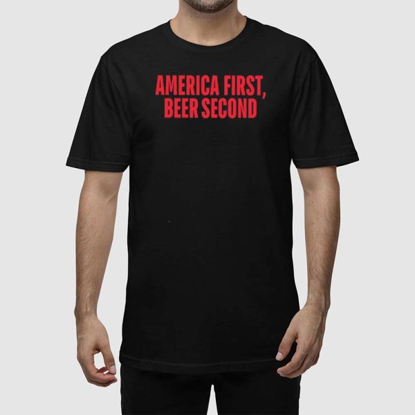 Hulk Hogan America First Beer Second Shirt