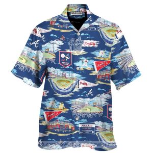 Braves Scenic Hawaiian Shirt1