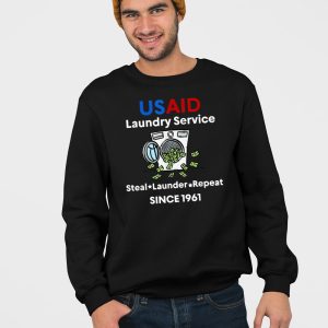 USAID Laundry Service Steal Launder Repeat Since 1961 Shirt 5