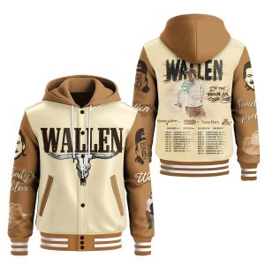 Morgan Wallen Im The Problem Tour 2025 Hooded Baseball Jacket