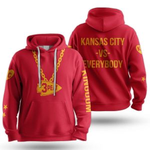 3 Peat Kansas City Vs Everybody Unisex Hoodie