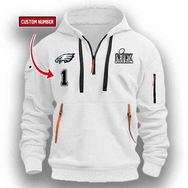 Jalen Hurts Eagles Super Bowl LIX Hoodie