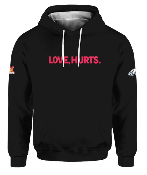 Jalen Hurts Love Hurts Super Bowl LIX MVP Hoodie