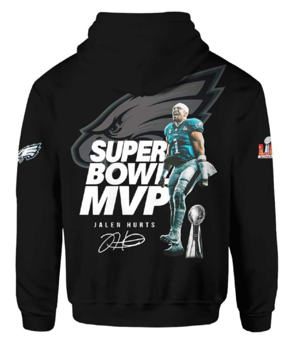 Jalen Hurts Love Hurts Super Bowl LIX MVP Hoodie