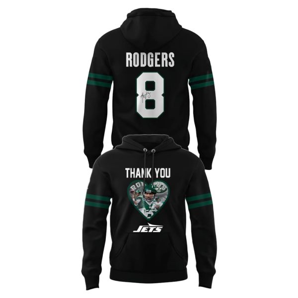 Jets 2025 Thank You Rodgers Hoodie