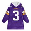 Jordan Addison Minnesota Football Unisex Blanket Hoodie