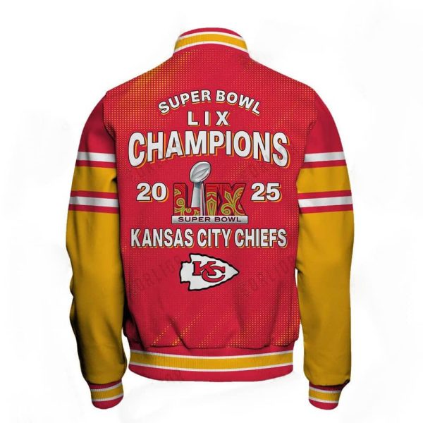 KC Chiefs Super Bowl LIX Champions Baseball Jacket