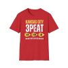 Kansas City 3-Peat Super Bowl Champions History Written In Red And Gold Shirt