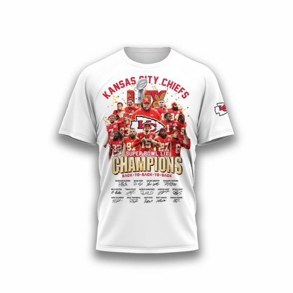 Kc Chiefs Super Bowl LIX Champions Back To Back To Back Shirt