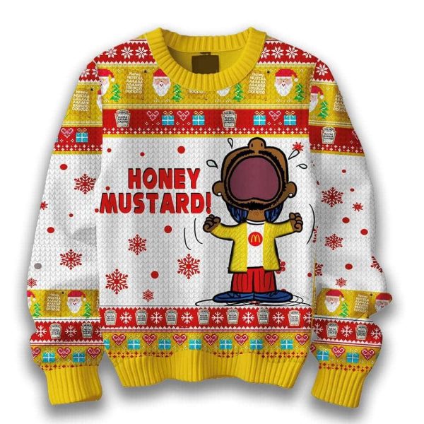 Kendrick Lamar Honey Mustard McDonald’s Christmas Ugly Sweater