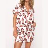 Ketchup Bottle Satin Pajama Set