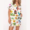 Key West Florida Travel Satin Pajama Set