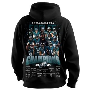 Super Bowl LIX Champions Bird Gang Philadelphia Football Unisex Hoodie2