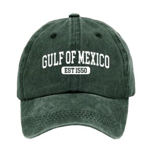 Gulf Of Mexico Printed Casual Baseball Cap2