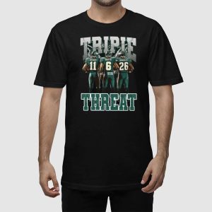 Super Bowl Triple Threat Eagles Shirt 2