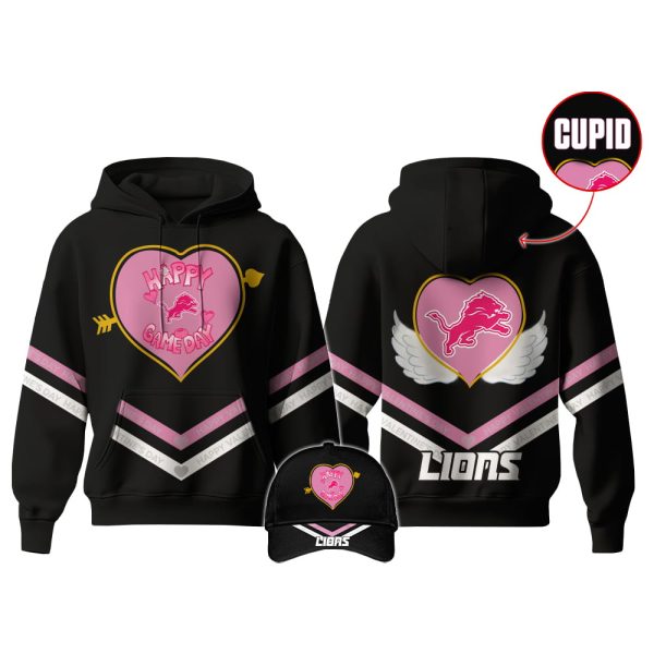 Lions 2025 Valentine Game Day Hoodie