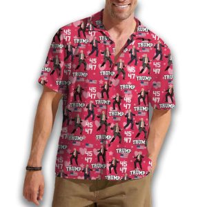 Trump 45 47 Dancing Valentines Day Hawaii Shirt1