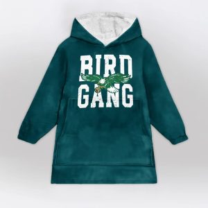 Bird Gang Philadelphia Football Unisex Blanket Hoodie