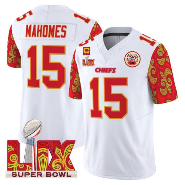 Mahomes 15 Super Bowl LIX Jersey