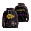 Mardi Gras Kansas City Football Unisex Hoodie