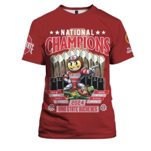 National Champions 2024 Ohio State 9 Time National Champions Shirt 1