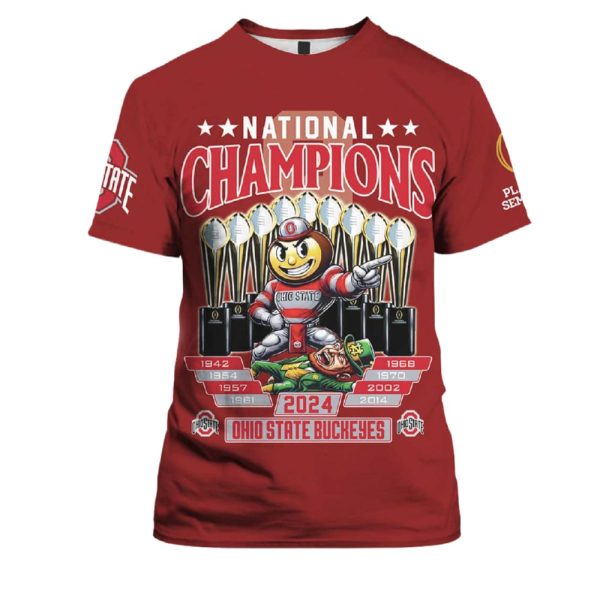 National Champions 2024 Ohio State 9 Time National Champions Shirt