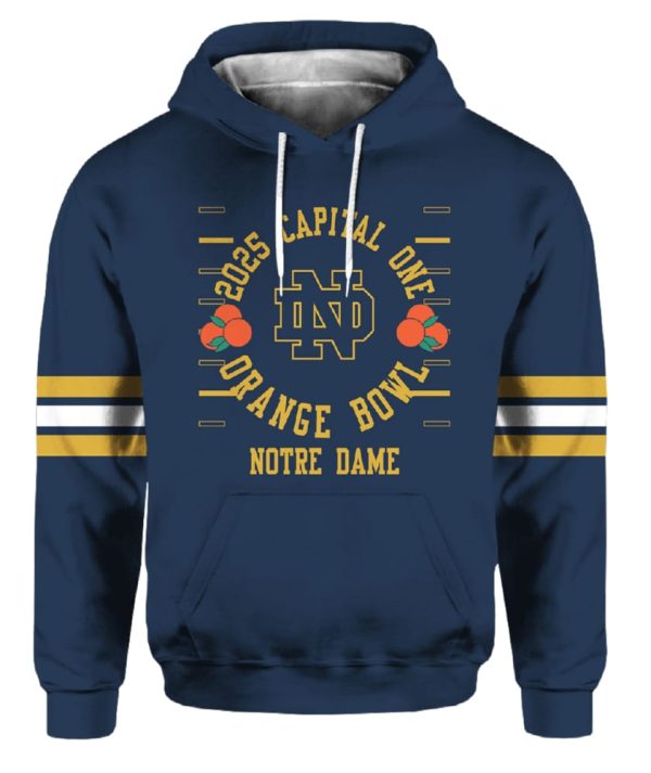 Notre Dame 2025 Capital One Orange Bowl Football Unisex Hoodie