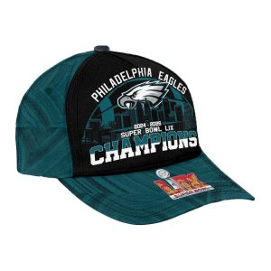 Eagles 2024 2025 Super Bowl LIX Champions Cap1