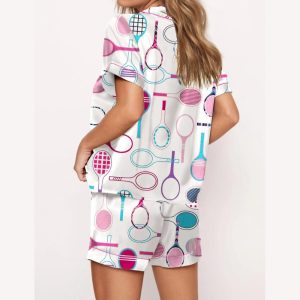 Tennis Life Satin Pajama Set1