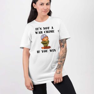 Garfield Its Not A War Crime If You Win Shirt 4