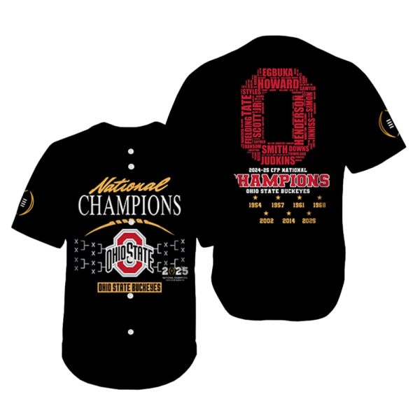 Ohio State 2025 National Champions Jersey