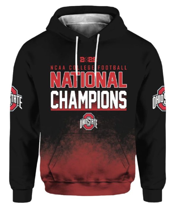 Ohio State 9 Time National Champions 2025 Hoodie