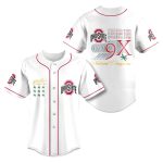 Ohio State 9X National Champions Baseball Jersey