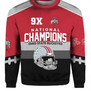 Ohio State 9x National Champions Hoodie 3