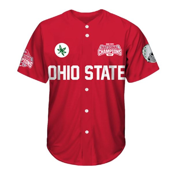 Ohio State Champions 2024 2025 Perfect Season Jersey