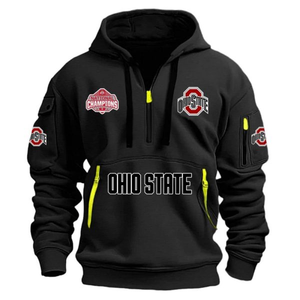 Ohio State Football 2024 National Champions Quarter Zip Hoodie