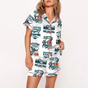 Eagles Super Bowl Champions 2025 Pajama Set 2