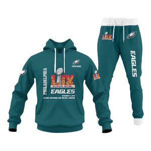 Eagles Super Bowl LIX 2025 New Orleans Hoodie Set