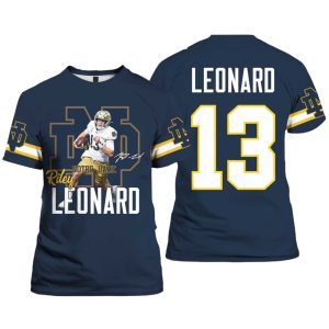 13 Leonard Notre Dame Football Unisex 3D Shirt