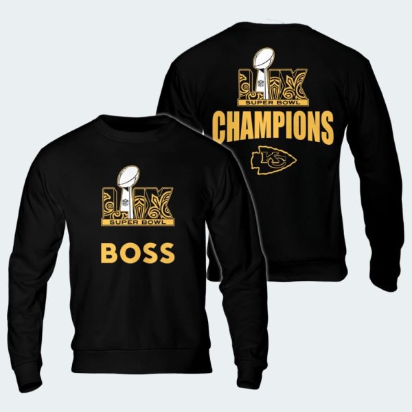 Patrick Mahomes Super Bowl LIX Boss Hoodie