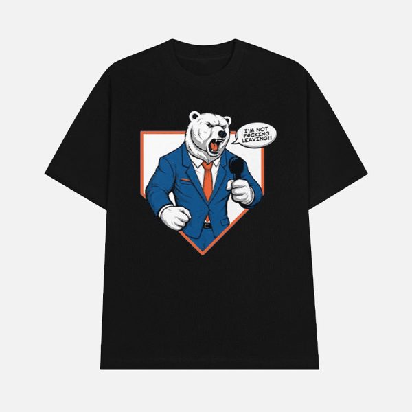 Pete Alonso NY Mets Polar Bear I’m Not Fucking Leaving Shirt